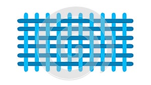 Blue Square Grid Pattern Seamless Background Modern Design, vector design Generative AI