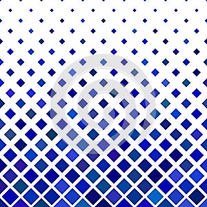Blue square pattern background - geometric vector illustration from diagonal squares