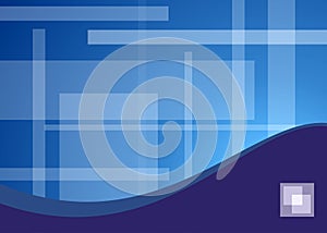 Blue squares background landscape