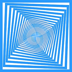 Blue squares design.