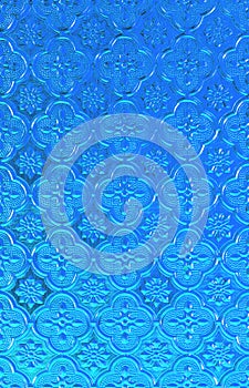 Blue stained glass background