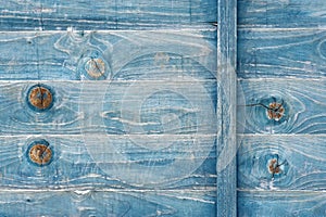 Blue stained wood
