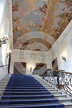 Blue Staircase in SchÃÂ¶nbrunn Castle