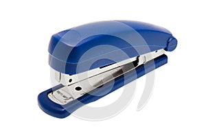 Blue stapler photo