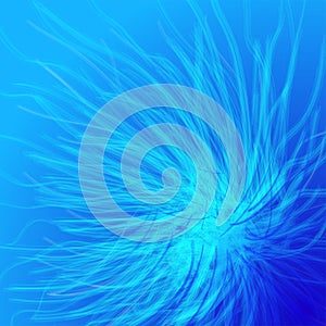 Blue Star Burst cool sparks background