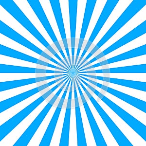 Blue starburst background. Oktoberfest banner. Abstract comic sunburst. Blue ray of sun. Background for beerfest with beam. Spiral