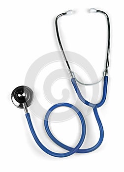 Blue stethoscope