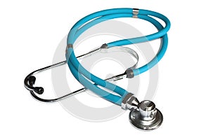 Blue stethoscope