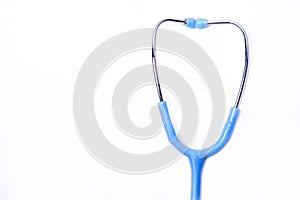 Blue stethoscope