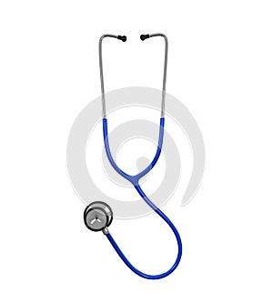 Blue stethoscope