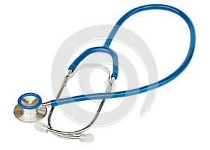 Blue stethoscope photo