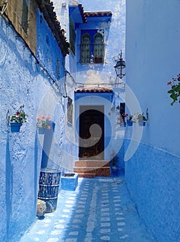 Blue street - Chefchaouen, Morocco