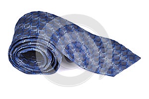 Blue strip neck tie