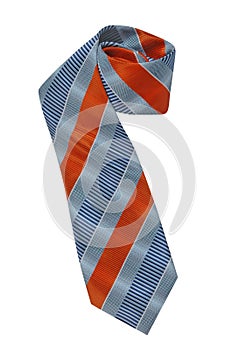 Blue striped tie