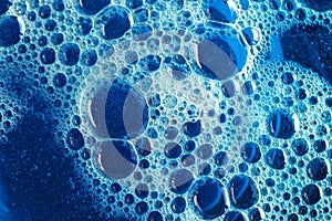 Blue suds photo