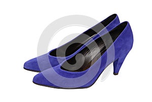 Blue suede shoes