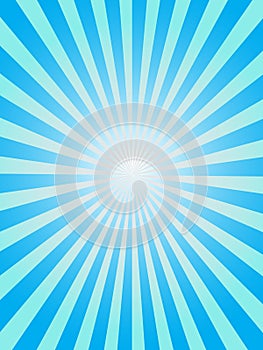 Blue sunray background