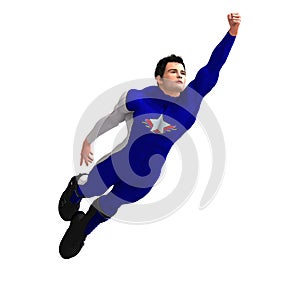 Blue Super Hero
