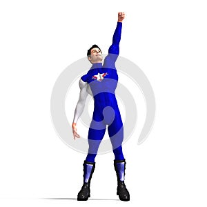 Blue Super Hero