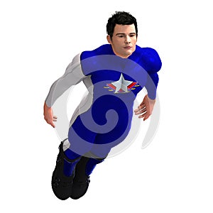 Blue Super Hero