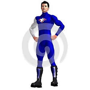 Blue Super Hero