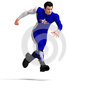 Blue Super Hero