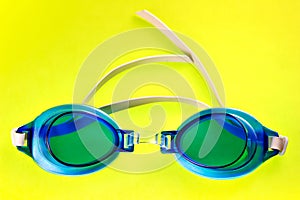 Blue Swimming Goggles