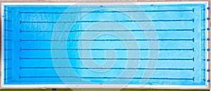 Blue Swimming Pool With Lines of Water