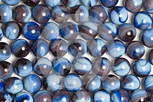Blue Swirl Marbles
