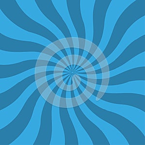 Blue Swirling Vortex Abstract Background. Vector illustration. EPS 10.