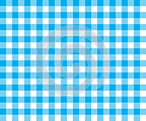 Blue table cloth background seamless pattern