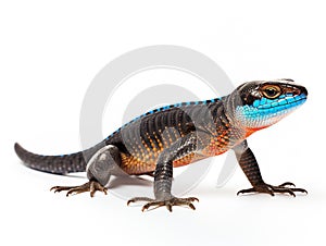 Blue tail skink lizard