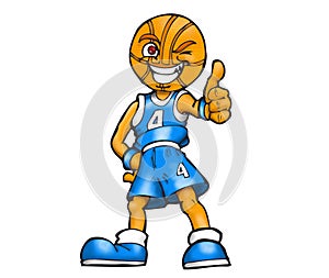 Blue team basket ball