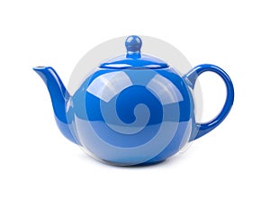 Blue teapot photo