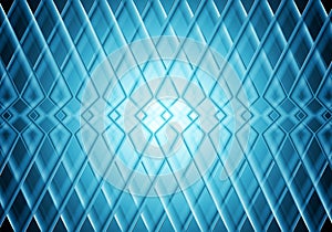 Blue tech stripes bright pattern background