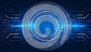 blue technological background