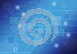 Blue technology background