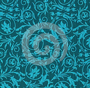 Blue textile background