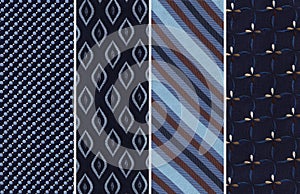 Blue Textile Swatches