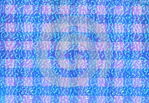Blue Texture Abstract Plaid background.