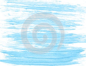 Blue texture love hand drawn watercolor background, raster illustration