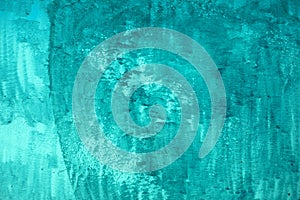 Blue texture made of plastic. Scratches on plastic. Dirty surface