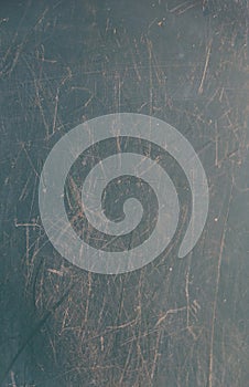 Blue texture scratched plastic