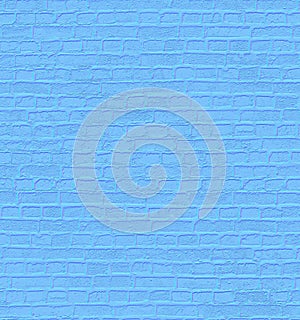 Blue textured brick background in close-up. Background texture