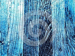 Blue and textured wooden door