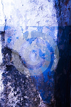Blue Textures Old Wall