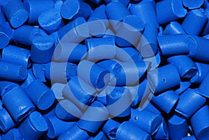 Blue thermoplastic resin