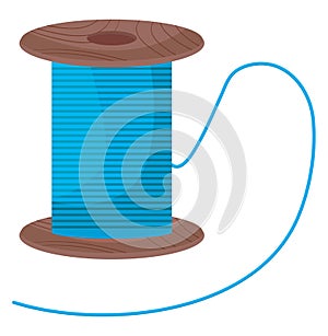 Blue thread, icon