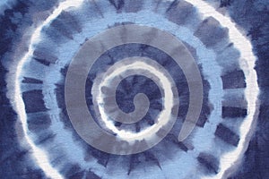 Blue tie dye