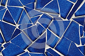 Blue Tile Mosaic